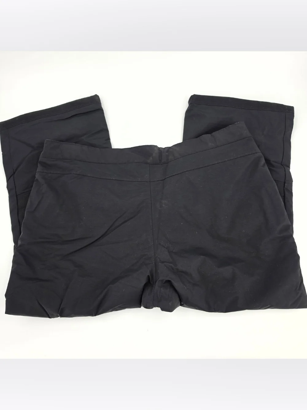 Lands End Ski Snow Pants Insulated Waterproof Womens Size 18/20 Black Zip Pocket